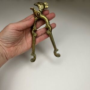 Vintage Brass Bird Nutcracker/Antique Brass Rooster Nutcracker